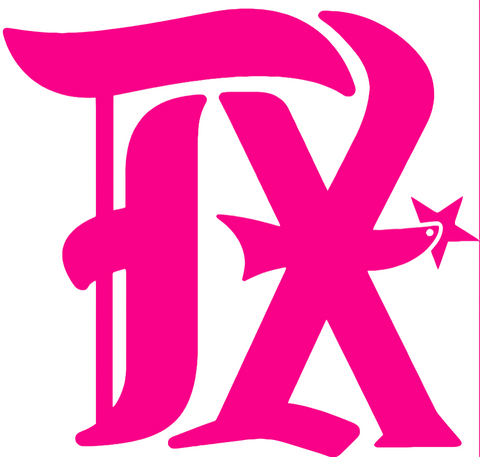 Texas Rangers Hot Pink City Connect TX Logo Premium DieCut Vinyl Decal PICK SIZE