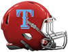 Texas Rangers Custom Concept Red Mini Riddell Speed Football Helmet