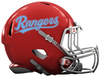Texas Rangers Custom Concept Red Mini Riddell Speed Football Helmet
