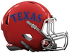 Texas Rangers Custom Concept Red Mini Riddell Speed Football Helmet
