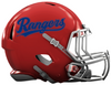 Texas Rangers Custom Concept Red Mini Riddell Speed Football Helmet