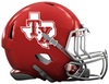 Texas Rangers Custom Concept Red Mini Riddell Speed Football Helmet