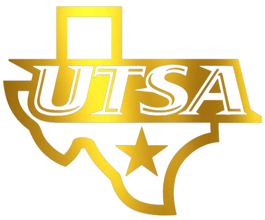 Texas San Antonio Roadrunners GOLD CHROME MIRROR State Logo Premium DieCut Vinyl Decal PICK SIZE
