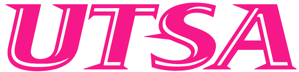 Texas San Antonio Roadrunners Hot Pink UTSA Logo Premium DieCut Vinyl Decal PICK SIZE