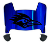 Texas San Antonio Roadrunners Mini Football Helmet Visor Shield w/ Clips - PICK VISOR & LOGO COLOR