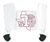 Texas Southern Tigers Mini Football Helmet Visor Shield w/ Clips - PICK VISOR & LOGO COLOR - SportsJewelryProShop