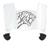 Texas Southern Tigers Mini Football Helmet Visor Shield w/ Clips - PICK VISOR & LOGO COLOR - SportsJewelryProShop