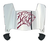 Texas Southern Tigers Mini Football Helmet Visor Shield w/ Clips - PICK VISOR & LOGO COLOR - SportsJewelryProShop