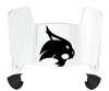 Texas State Bobcats Mini Football Helmet Visor Shield w/ Clips - PICK VISOR & LOGO COLOR