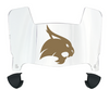 Texas State Bobcats Mini Football Helmet Visor Shield w/ Clips - PICK VISOR & LOGO COLOR