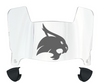 Texas State Bobcats Mini Football Helmet Visor Shield w/ Clips - PICK VISOR & LOGO COLOR