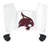 Texas State Bobcats Mini Football Helmet Visor Shield w/ Clips - PICK VISOR & LOGO COLOR