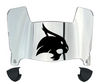 Texas State Bobcats Mini Football Helmet Visor Shield w/ Clips - PICK VISOR & LOGO COLOR