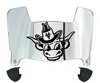 Texas Longhorns Mini Football Helmet Visor Shield w/ Clips - PICK VISOR & LOGO COLOR