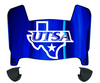 Texas San Antonio Roadrunners Mini Football Helmet Visor Shield w/ Clips - PICK VISOR & LOGO COLOR