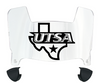 Texas San Antonio Roadrunners Mini Football Helmet Visor Shield w/ Clips - PICK VISOR & LOGO COLOR