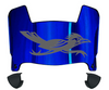 Texas San Antonio Roadrunners Mini Football Helmet Visor Shield w/ Clips - PICK VISOR & LOGO COLOR