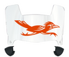 Texas San Antonio Roadrunners Mini Football Helmet Visor Shield w/ Clips - PICK VISOR & LOGO COLOR