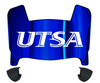 Texas San Antonio Roadrunners Mini Football Helmet Visor Shield w/ Clips - PICK VISOR & LOGO COLOR