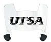 Texas San Antonio Roadrunners Mini Football Helmet Visor Shield w/ Clips - PICK VISOR & LOGO COLOR
