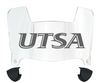 Texas San Antonio Roadrunners Mini Football Helmet Visor Shield w/ Clips - PICK VISOR & LOGO COLOR