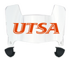 Texas San Antonio Roadrunners Mini Football Helmet Visor Shield w/ Clips - PICK VISOR & LOGO COLOR