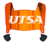 Texas San Antonio Roadrunners Mini Football Helmet Visor Shield w/ Clips - PICK VISOR & LOGO COLOR