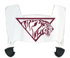 Texas Southern Tigers Mini Football Helmet Visor Shield w/ Clips - PICK VISOR & LOGO COLOR - SportsJewelryProShop