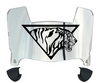 Texas Southern Tigers Mini Football Helmet Visor Shield w/ Clips - PICK VISOR & LOGO COLOR - SportsJewelryProShop