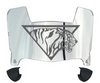 Texas Southern Tigers Mini Football Helmet Visor Shield w/ Clips - PICK VISOR & LOGO COLOR - SportsJewelryProShop