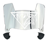 Texas Southern Tigers Mini Football Helmet Visor Shield w/ Clips - PICK VISOR & LOGO COLOR - SportsJewelryProShop