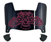 Texas Southern Tigers Mini Football Helmet Visor Shield w/ Clips - PICK VISOR & LOGO COLOR - SportsJewelryProShop