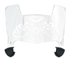 Texas Southern Tigers Mini Football Helmet Visor Shield w/ Clips - PICK VISOR & LOGO COLOR - SportsJewelryProShop
