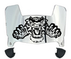 Texas Southern Tigers Mini Football Helmet Visor Shield w/ Clips - PICK VISOR & LOGO COLOR - SportsJewelryProShop
