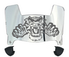 Texas Southern Tigers Mini Football Helmet Visor Shield w/ Clips - PICK VISOR & LOGO COLOR - SportsJewelryProShop