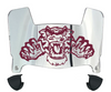 Texas Southern Tigers Mini Football Helmet Visor Shield w/ Clips - PICK VISOR & LOGO COLOR - SportsJewelryProShop