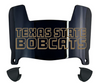 Texas State Bobcats Mini Football Helmet Visor Shield w/ Clips - PICK VISOR & LOGO COLOR