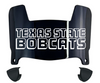 Texas State Bobcats Mini Football Helmet Visor Shield w/ Clips - PICK VISOR & LOGO COLOR