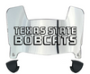 Texas State Bobcats Mini Football Helmet Visor Shield w/ Clips - PICK VISOR & LOGO COLOR