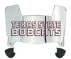 Texas State Bobcats Mini Football Helmet Visor Shield w/ Clips - PICK VISOR & LOGO COLOR