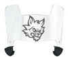 Texas State Bobcats Mini Football Helmet Visor Shield w/ Clips - PICK VISOR & LOGO COLOR