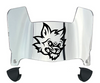 Texas State Bobcats Mini Football Helmet Visor Shield w/ Clips - PICK VISOR & LOGO COLOR