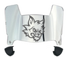 Texas State Bobcats Mini Football Helmet Visor Shield w/ Clips - PICK VISOR & LOGO COLOR