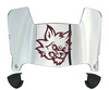 Texas State Bobcats Mini Football Helmet Visor Shield w/ Clips - PICK VISOR & LOGO COLOR