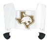 Texas State Bobcats Mini Football Helmet Visor Shield w/ Clips - PICK VISOR & LOGO COLOR