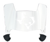 Texas State Bobcats Mini Football Helmet Visor Shield w/ Clips - PICK VISOR & LOGO COLOR