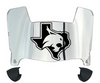 Texas State Bobcats Mini Football Helmet Visor Shield w/ Clips - PICK VISOR & LOGO COLOR