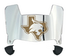 Texas State Bobcats Mini Football Helmet Visor Shield w/ Clips - PICK VISOR & LOGO COLOR