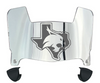 Texas State Bobcats Mini Football Helmet Visor Shield w/ Clips - PICK VISOR & LOGO COLOR
