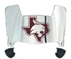 Texas State Bobcats Mini Football Helmet Visor Shield w/ Clips - PICK VISOR & LOGO COLOR